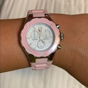 Michele Tahitian Jelly Bean Barely Pink Watch
